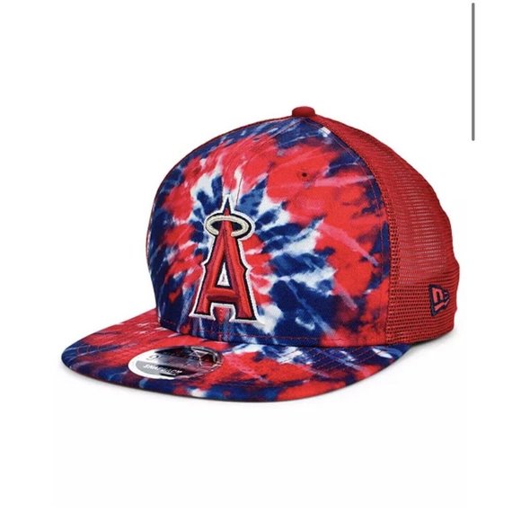 New Era 9FIFTY Los Angeles Angels Tie Dye Snapback Hat One Size Adjustable NWT - Picture 1 of 4